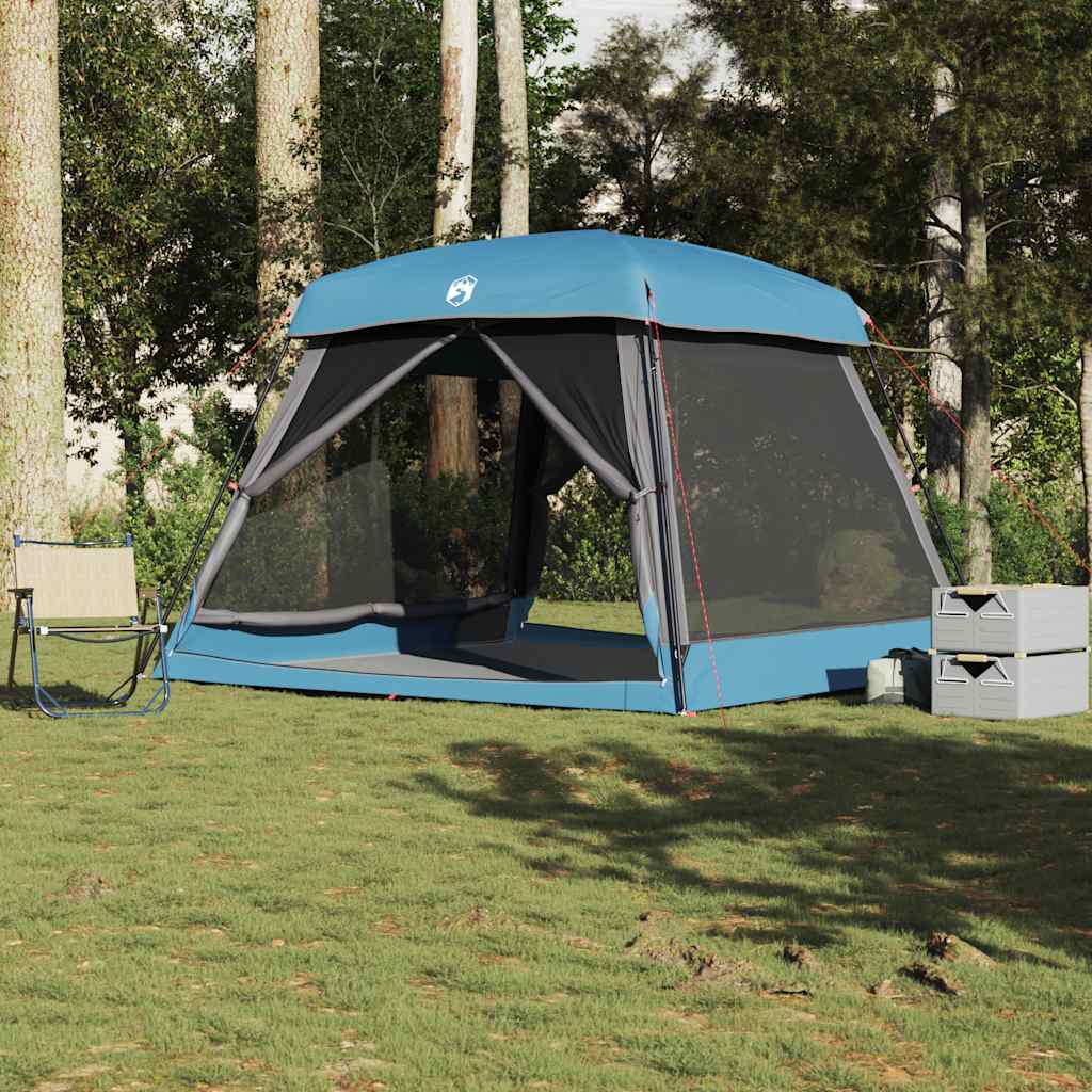 vidaXL Family Tent Cabin 6-Person Blue Waterproof - 37584