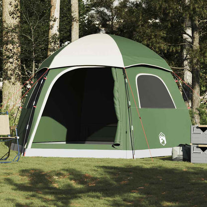vidaXL Family Tent Igloo 6-Person Green Waterproof