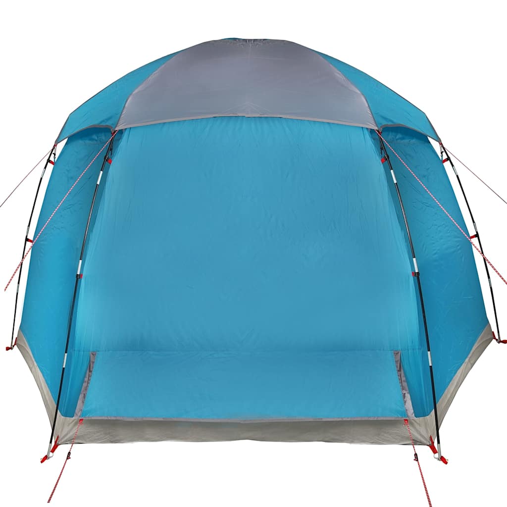 vidaXL Family Tent Igloo 6-Person Blue Waterproof