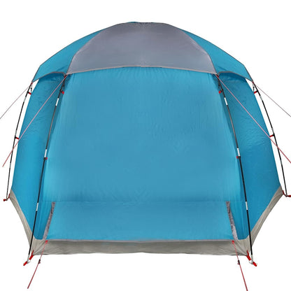 vidaXL Family Tent Igloo 6-Person Blue Waterproof