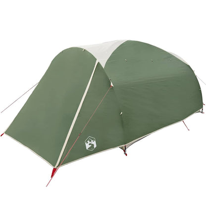 vidaXL Family Tent Tunnel 6-Person Green Water-resistant