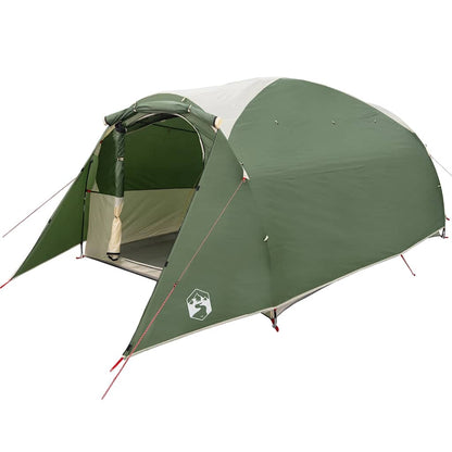 vidaXL Family Tent Tunnel 6-Person Green Water-resistant