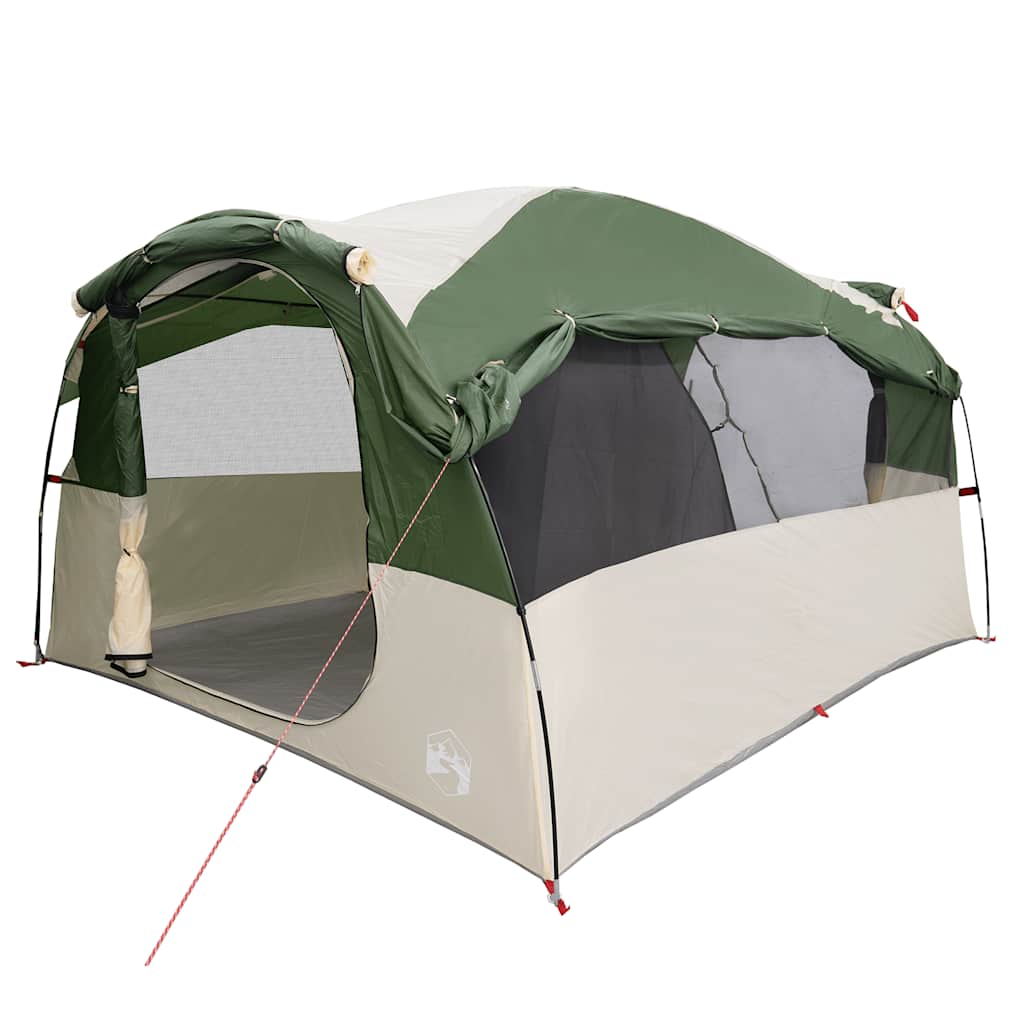 vidaXL Family Tent Tunnel 6-Person Green Water-resistant