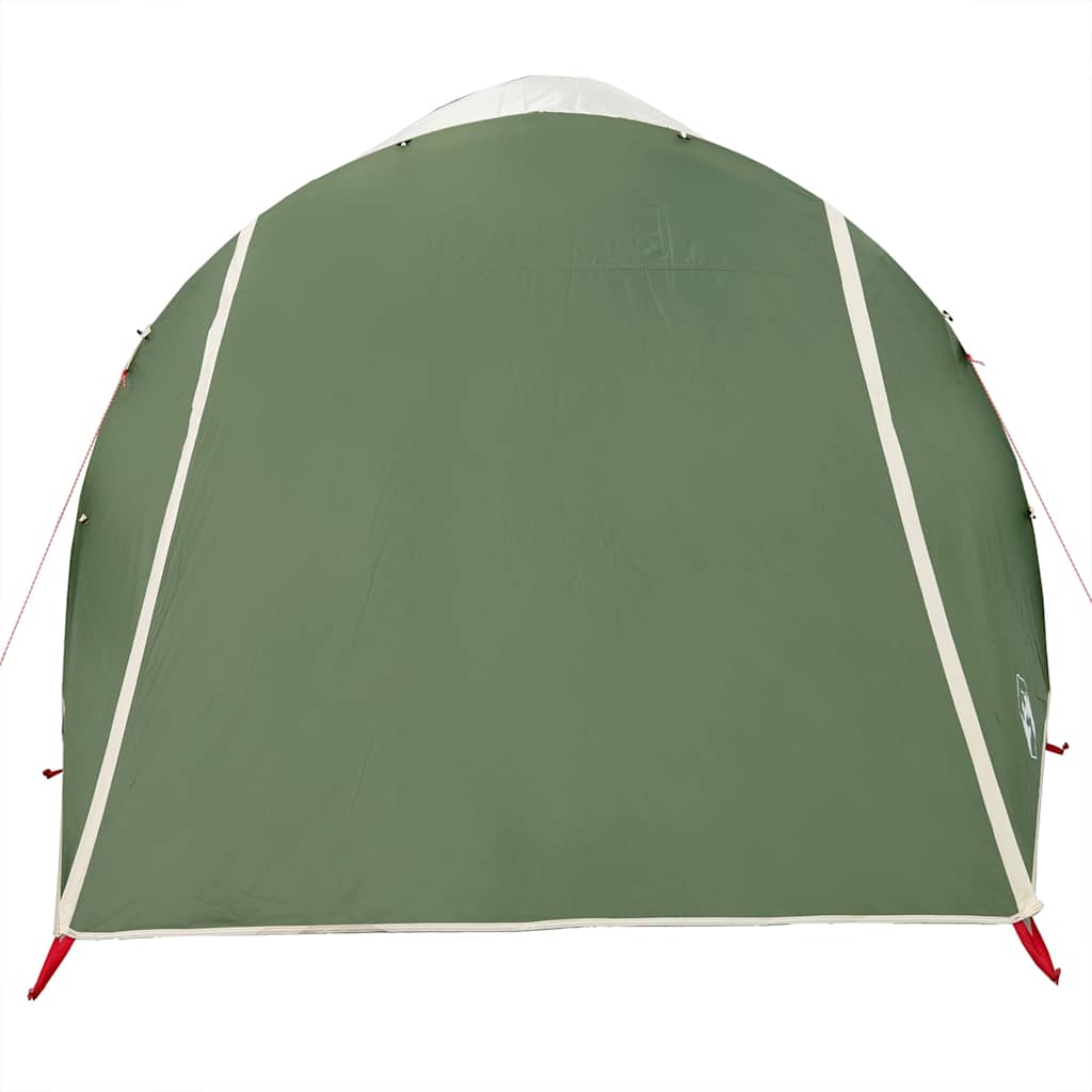 vidaXL Family Tent Tunnel 6-Person Green Water-resistant