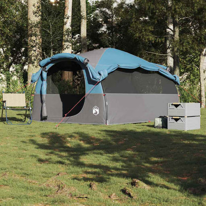 vidaXL Family Tent Tunnel 6-Person Blue Water-resistant