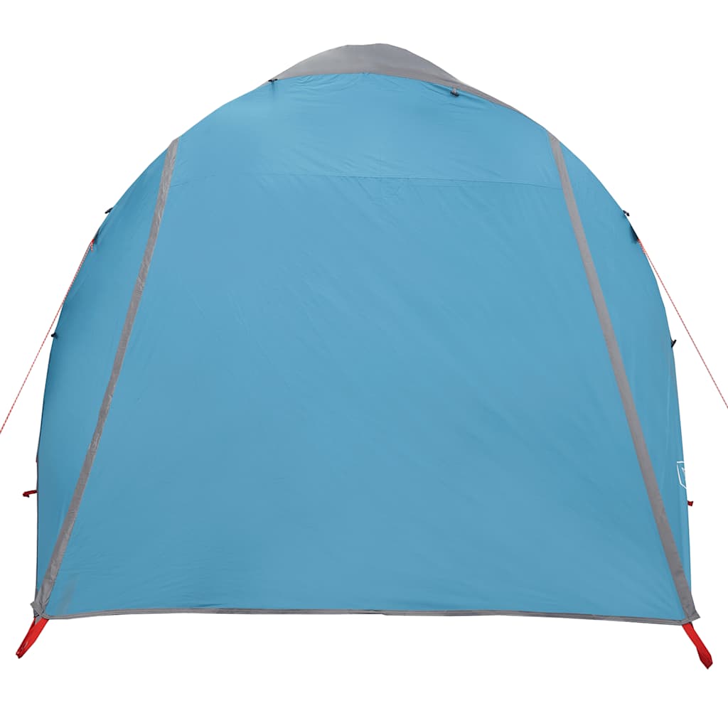 vidaXL Family Tent Tunnel 6-Person Blue Water-resistant