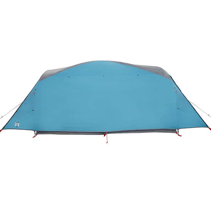 vidaXL Family Tent Tunnel 6-Person Blue Water-resistant