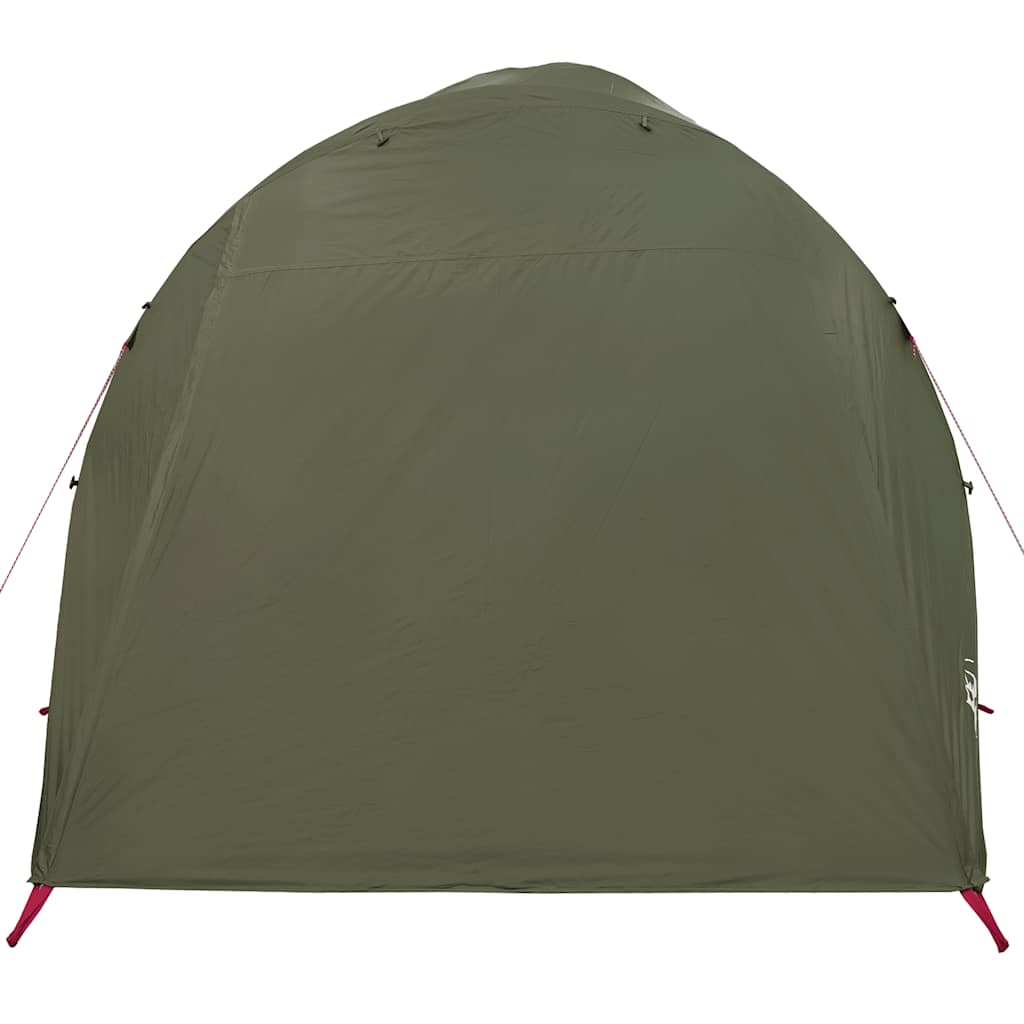 vidaXL Family Tent Tunnel 6-Person Olive Green Water-resistant
