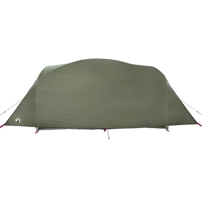vidaXL Family Tent Tunnel 6-Person Olive Green Water-resistant
