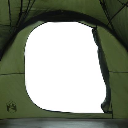 vidaXL Family Tent Tunnel 6-Person Olive Green Water-resistant