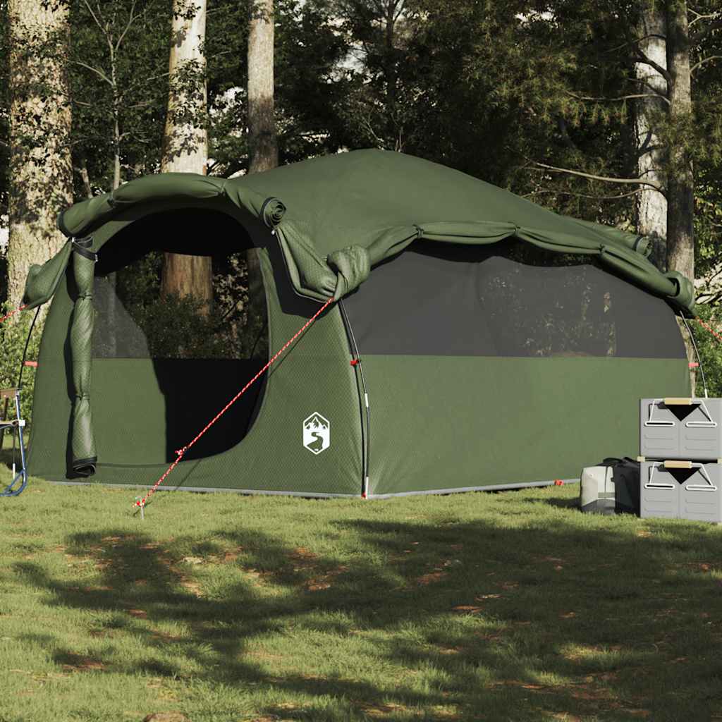 vidaXL Family Tent Tunnel 6-Person Olive Green Water-resistant
