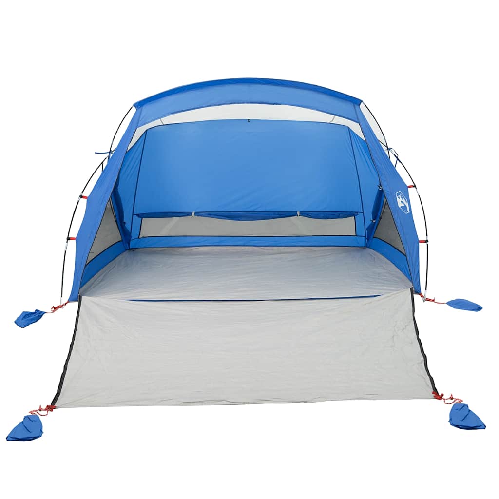 vidaXL Beach Tent 2-Person Azure Blue Waterproof