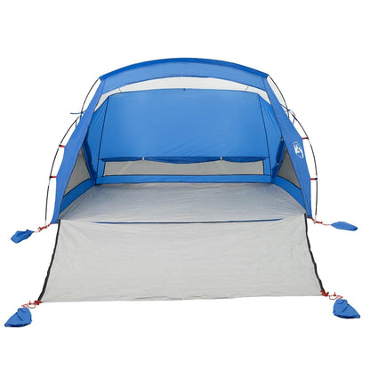 vidaXL Beach Tent 2-Person Azure Blue Waterproof