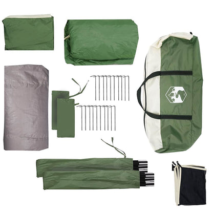 vidaXL Camping Tent 5-Person Green Waterproof - 37695