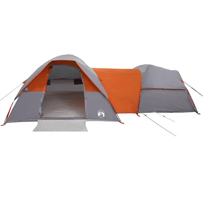 vidaXL Camping Tent 5-Person Grey and Orange Waterproof - 37700