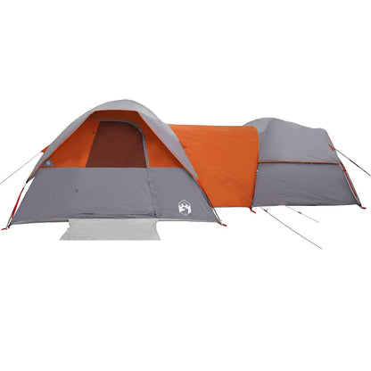 vidaXL Camping Tent 5-Person Grey and Orange Waterproof - 37700