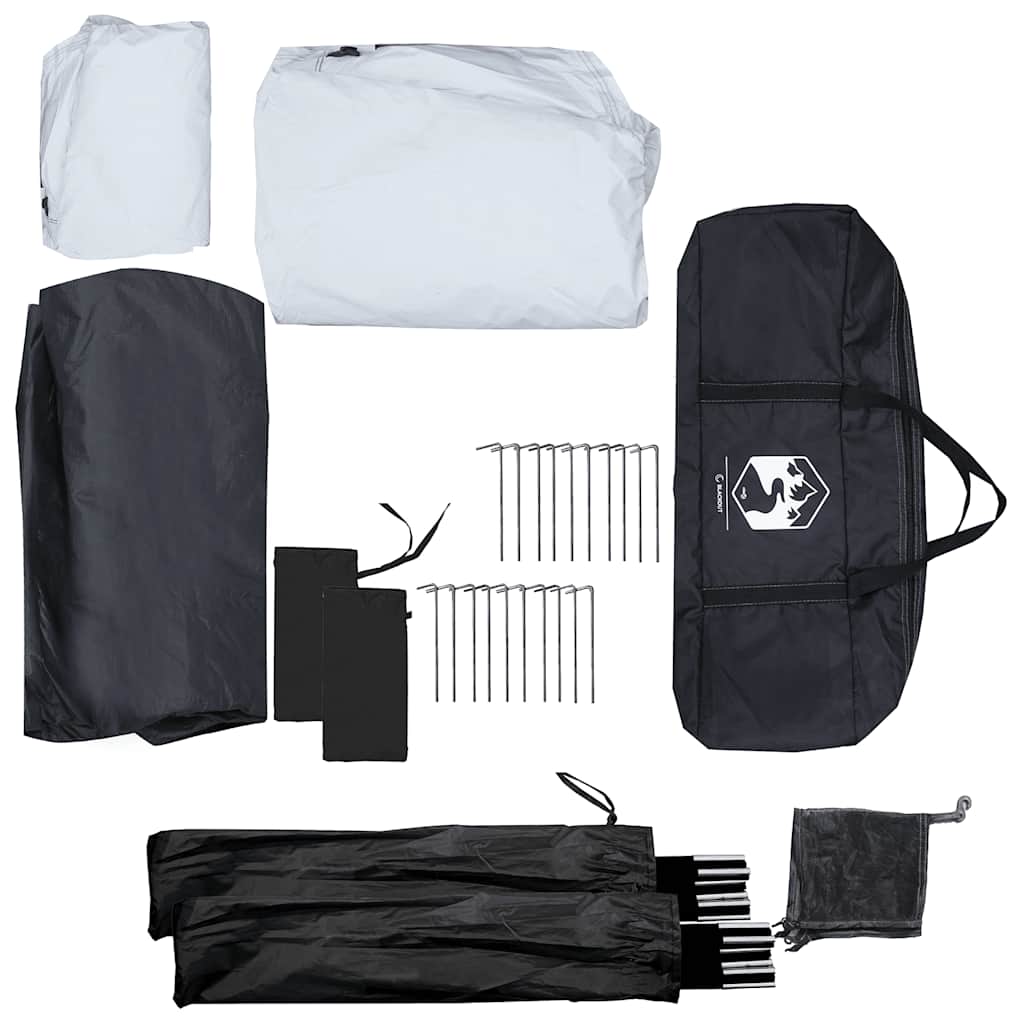 vidaXL Camping Tent 5-Person White Blackout Fabric Waterproof