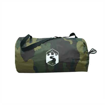 vidaXL Camping Tarp Camouflage 306x306 cm Waterproof - Green