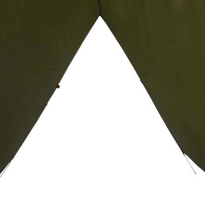 vidaXL Camping Tarp Olive Green 366x306 cm Waterproof