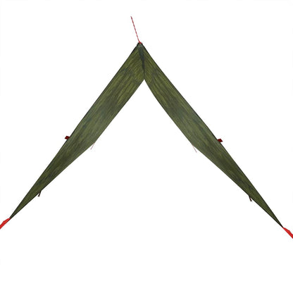 vidaXL Camping Tarp Camouflage 366x306 cm Waterproof - Green