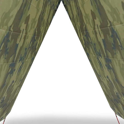 vidaXL Camping Tarp Camouflage 366x306 cm Waterproof - Green