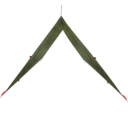 vidaXL Camping Tarp Camouflage 406x306 cm Waterproof - Green