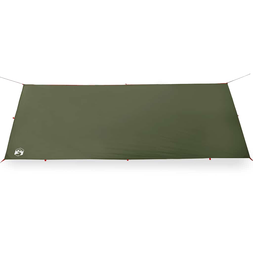 vidaXL Camping Tarp Olive Green 506x306 cm Waterproof