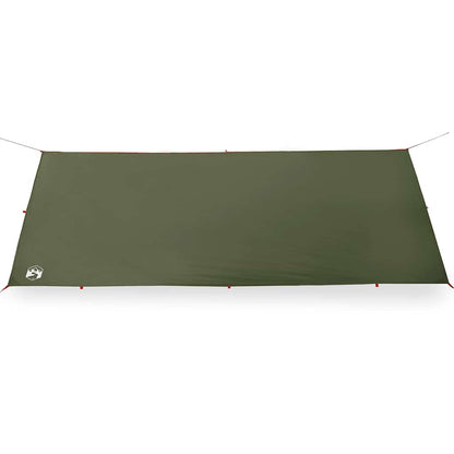 vidaXL Camping Tarp Olive Green 506x306 cm Waterproof