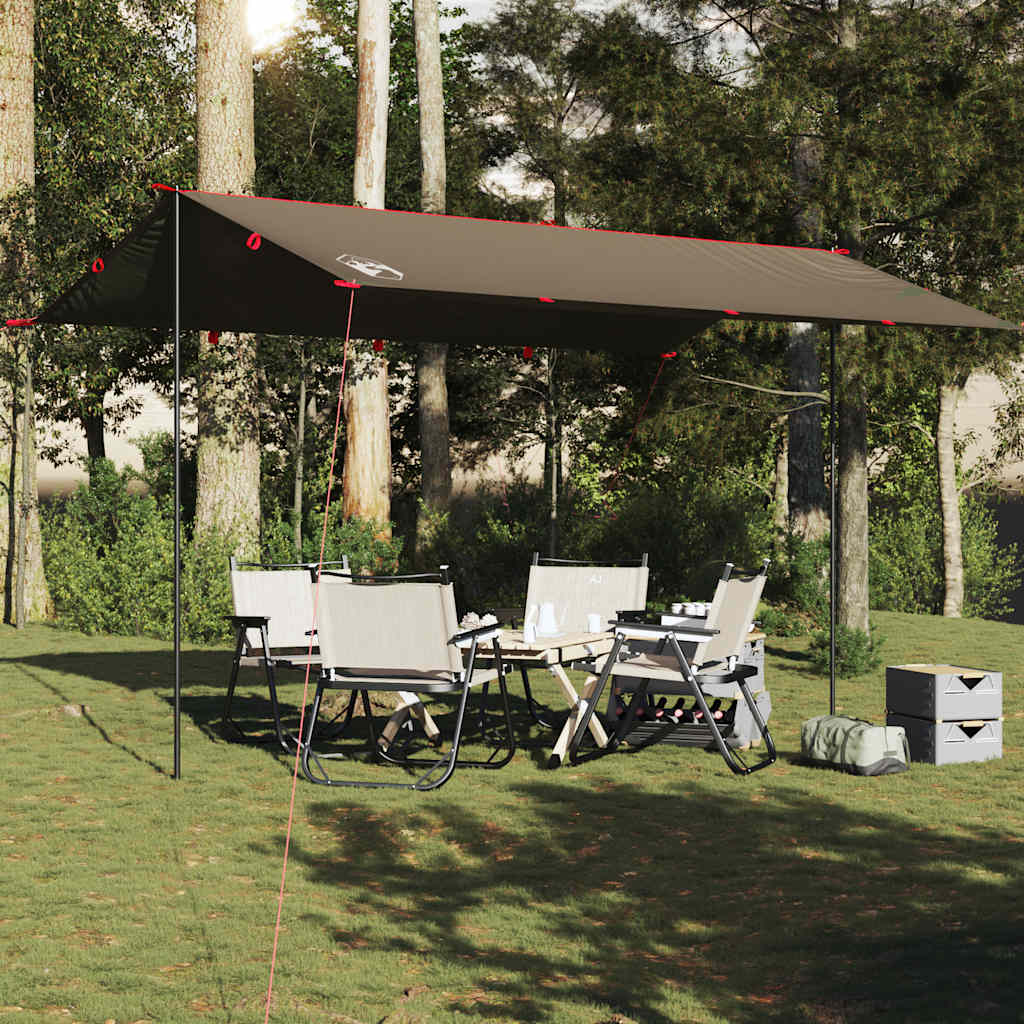 vidaXL Camping Tarp Brown 506x306 cm Waterproof