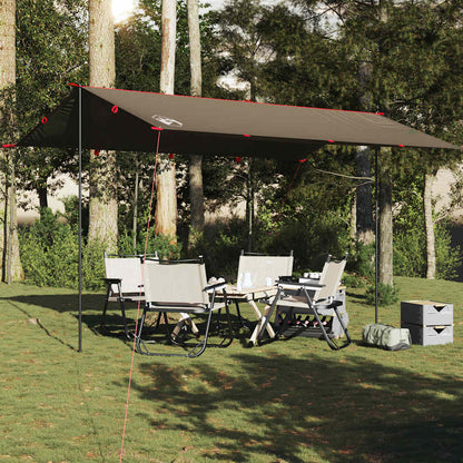 vidaXL Camping Tarp Brown 506x306 cm Waterproof