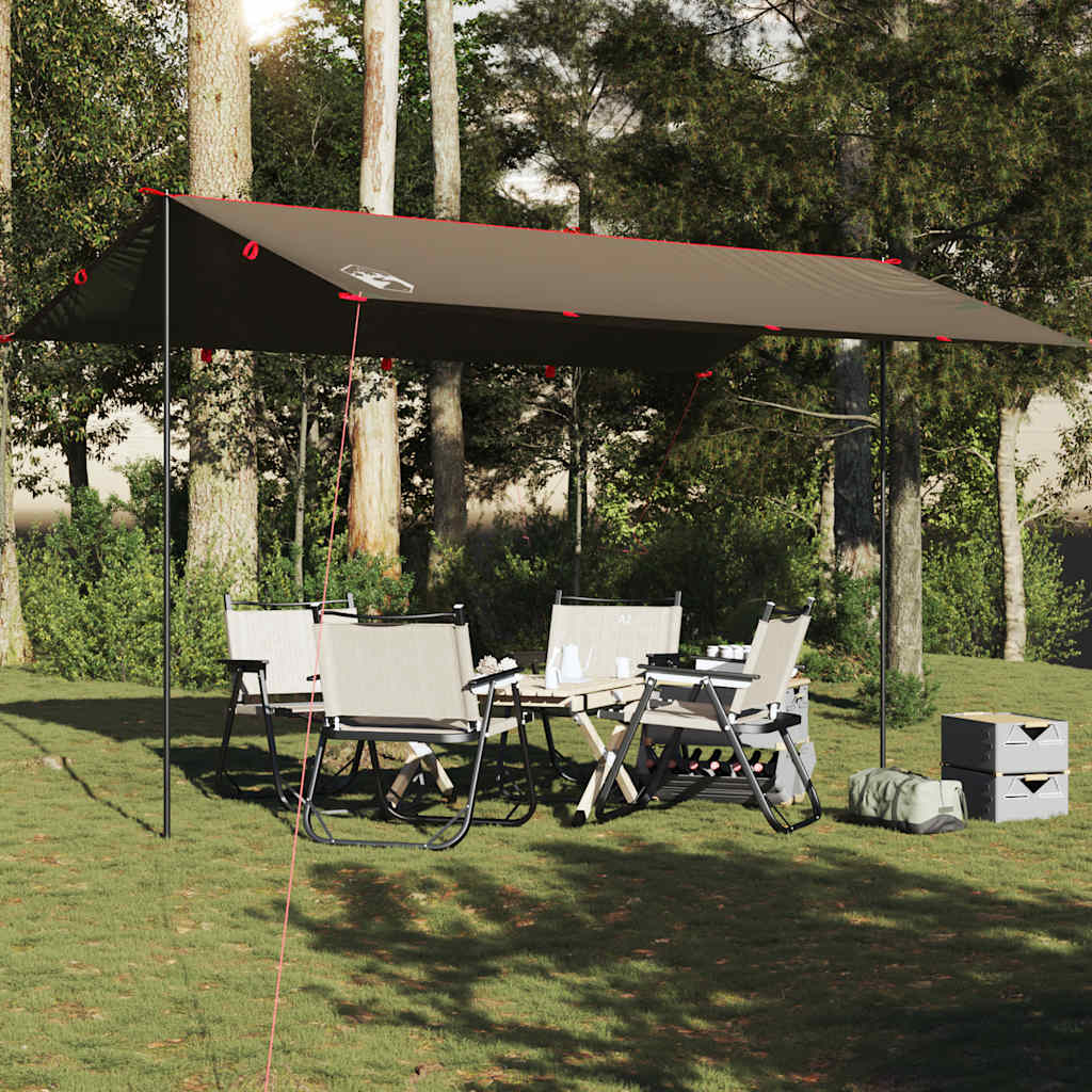 vidaXL Camping Tarp Brown 506x306 cm Waterproof
