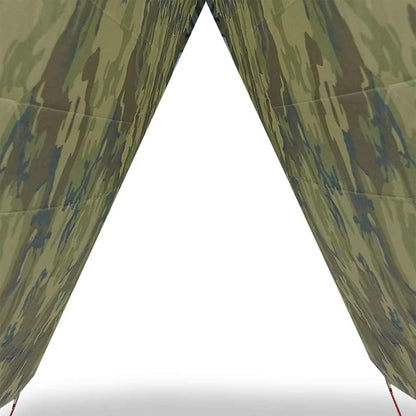 vidaXL Camping Tarp Camouflage 506x306 cm Waterproof - Green