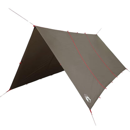 vidaXL Camping Tarp Brown 451x420 cm Waterproof