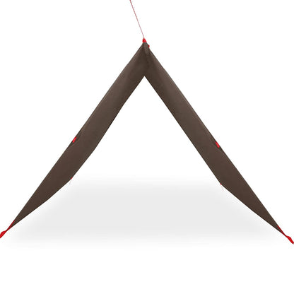 vidaXL Camping Tarp Brown 451x420 cm Waterproof