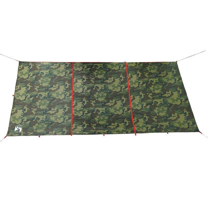 vidaXL Camping Tarp Camouflage 451x420 cm Waterproof - Green