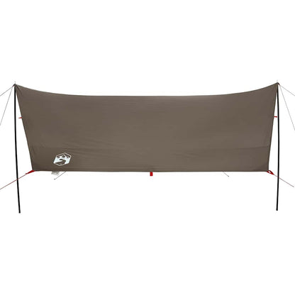 vidaXL Camping Tarp Brown 438x376x212 cm Waterproof