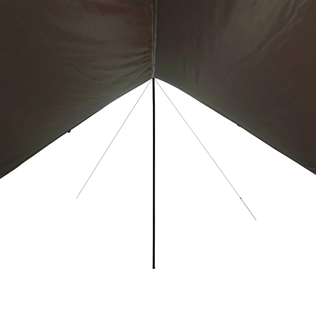 vidaXL Camping Tarp Brown 438x376x212 cm Waterproof