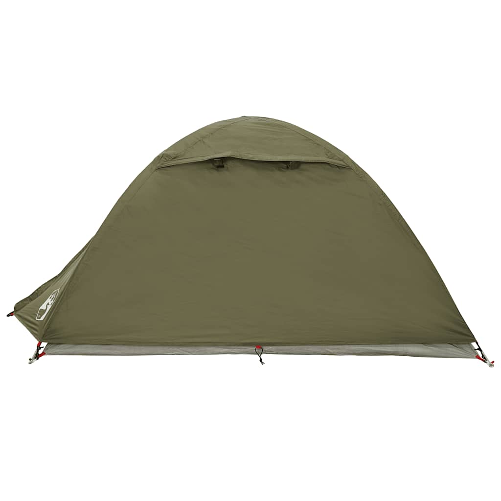 vidaXL Camping Tent Dome 2-Person Olive Green Waterproof