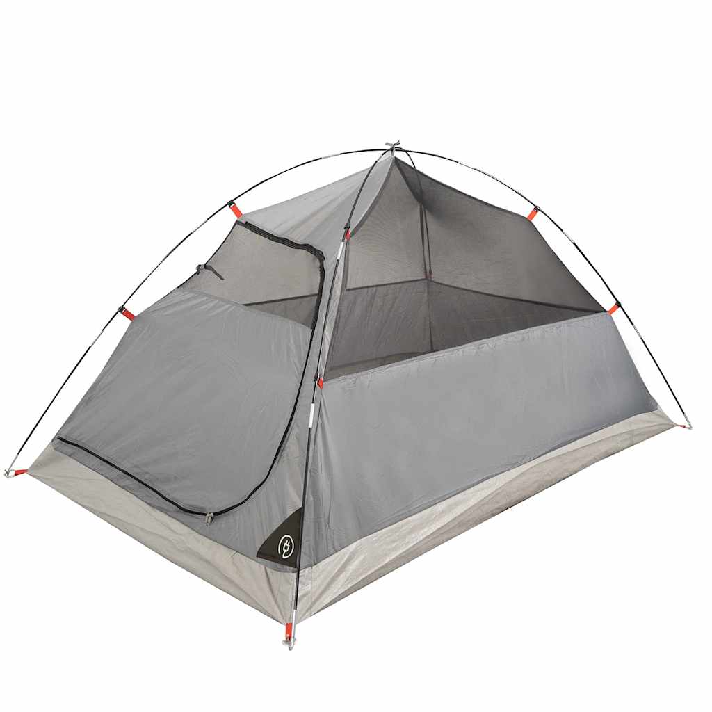 vidaXL Camping Tent Dome 2-Person Brown Waterproof
