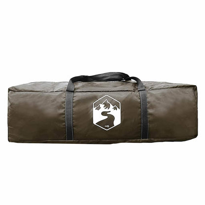 vidaXL Camping Tent Dome 3-Person Brown Waterproof