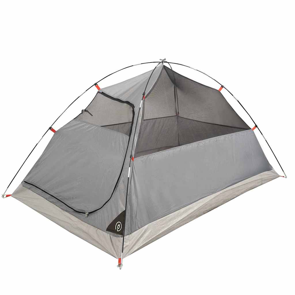 vidaXL Camping Tent Dome 4-Person Brown Waterproof