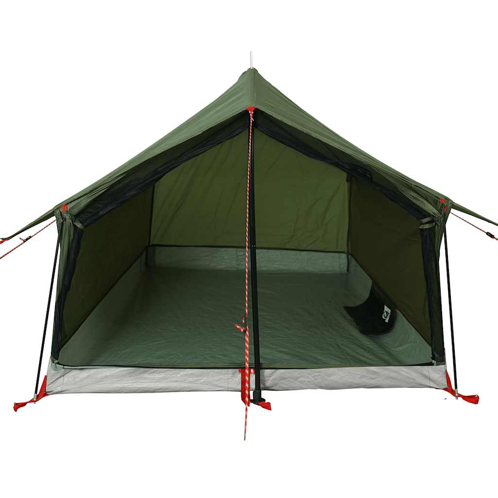 vidaXL Camping Tent 2-Person Olive Green Waterproof