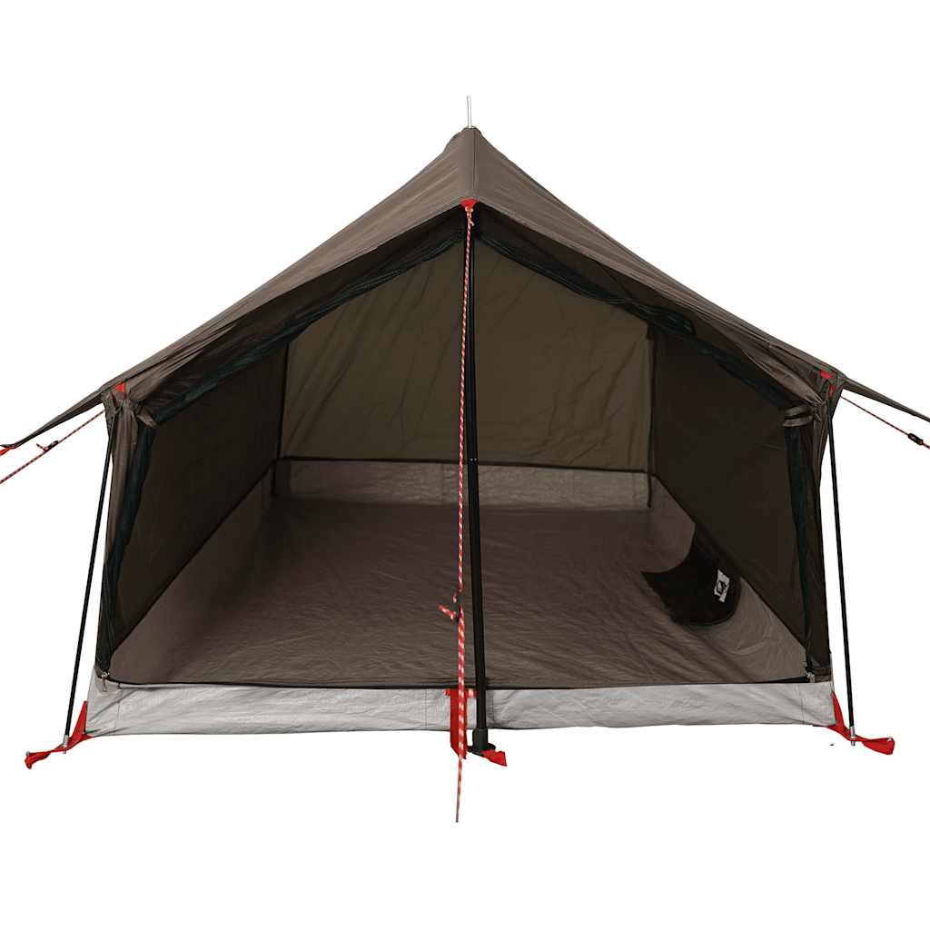 vidaXL Camping Tent 2-Person Brown Waterproof