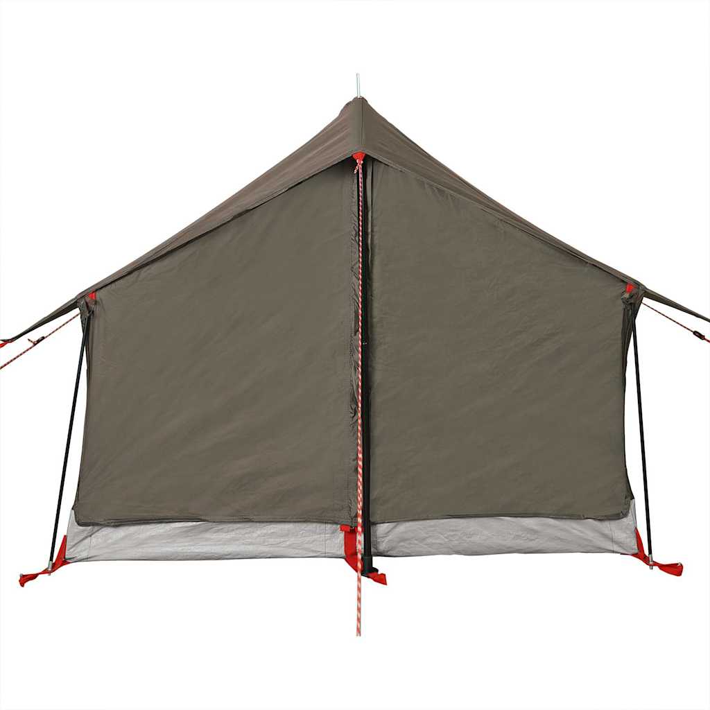 vidaXL Camping Tent 2-Person Brown Waterproof