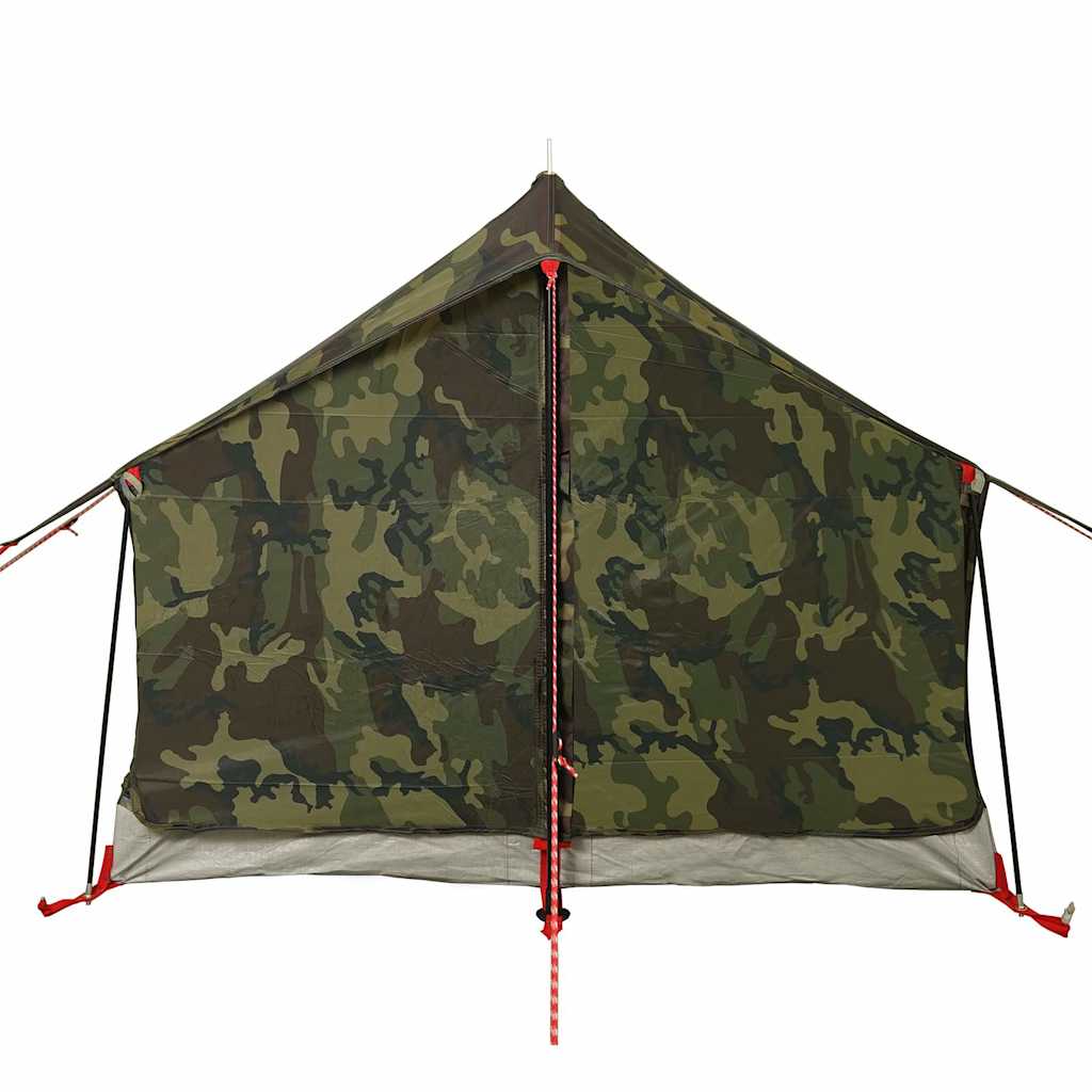 vidaXL Camping Tent 2-Person Camouflage Waterproof - Green