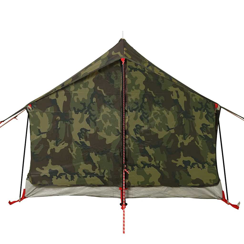 vidaXL Camping Tent 2-Person Camouflage Waterproof - Green