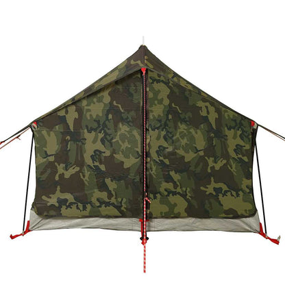vidaXL Camping Tent 2-Person Camouflage Waterproof - Green