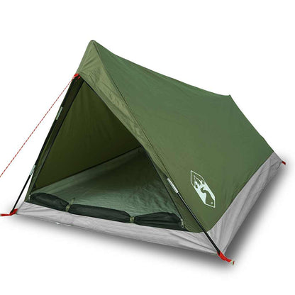 vidaXL Camping Tent 2-Person Olive Green Waterproof - 37886
