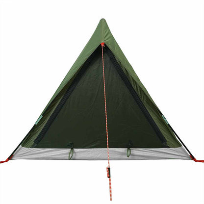 vidaXL Camping Tent 2-Person Olive Green Waterproof - 37886