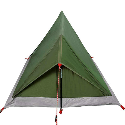 vidaXL Camping Tent 2-Person Olive Green Waterproof - 37886